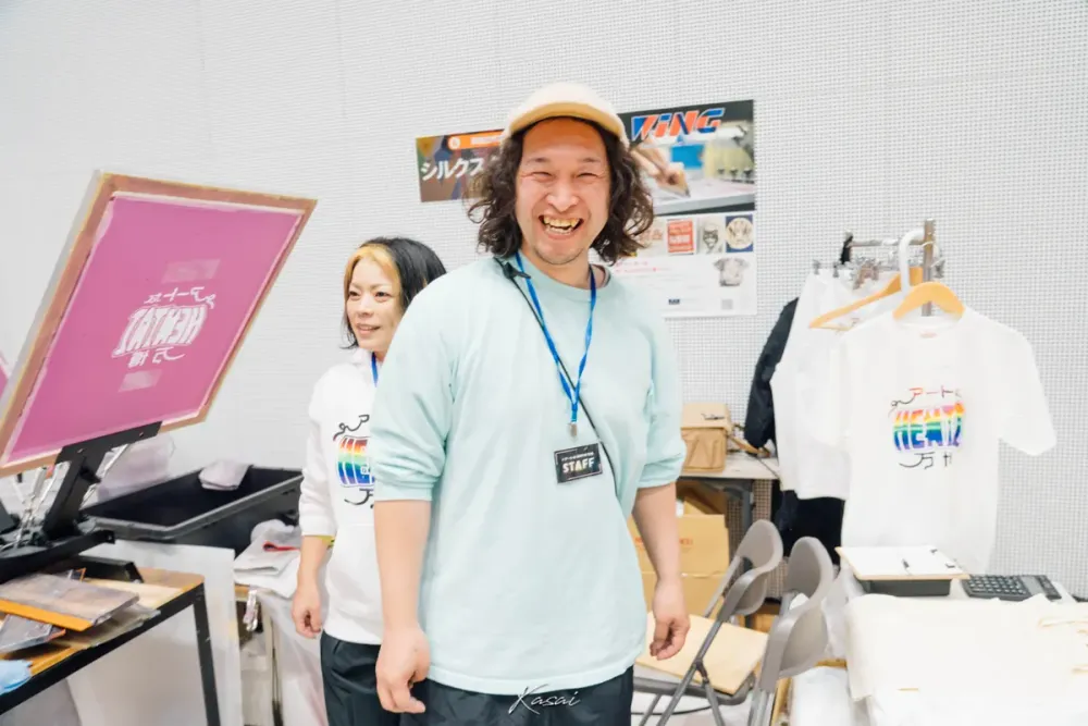 株式会社ウイング シルクスクリーン体験